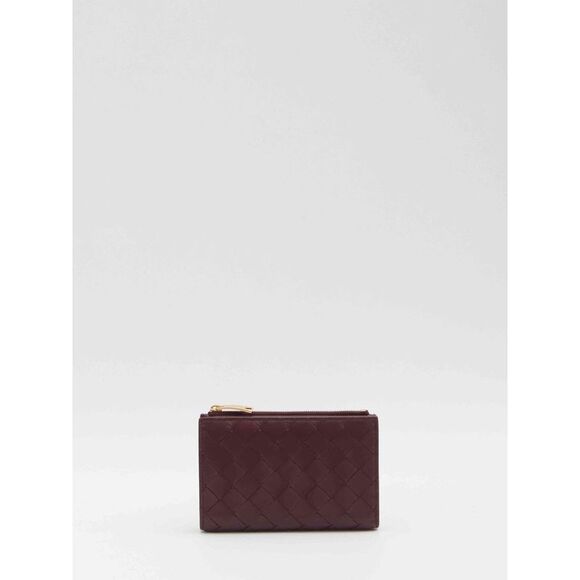 Bottega Veneta Women Intrecciato Bi-Folod Medium Wallet